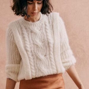 Sezane prune jumper